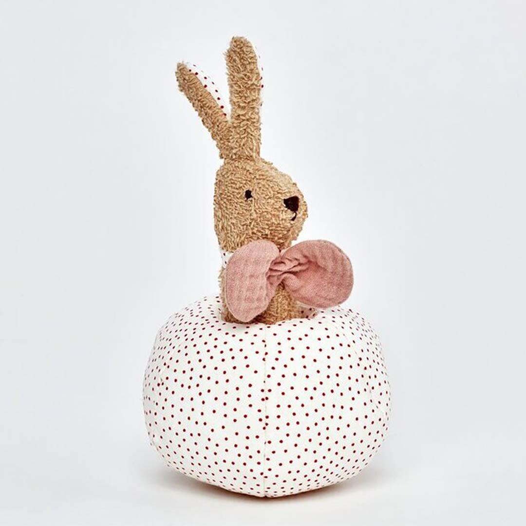 Holly Bunny Rattle + Ball