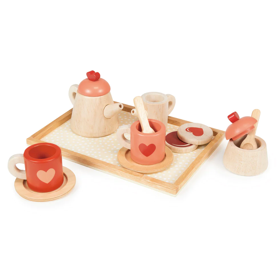 Djeco Fox's Party Wooden Tea Set