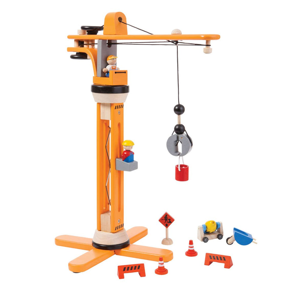 wooden crane set