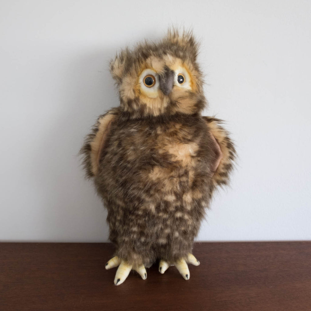 large stuffed owl