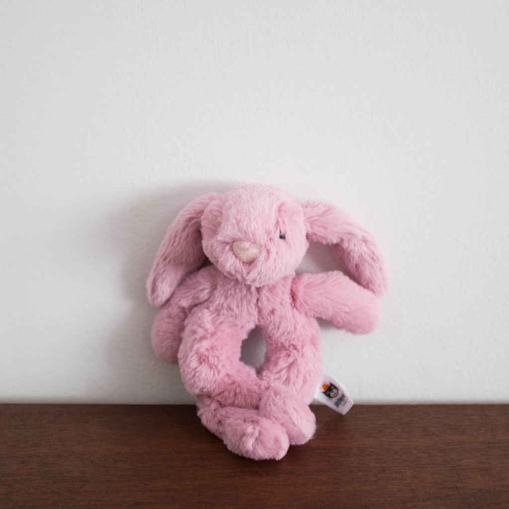 bashful tulip pink bunny