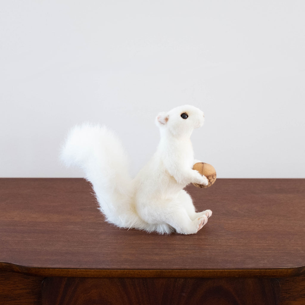 white squirrel stuffed animal