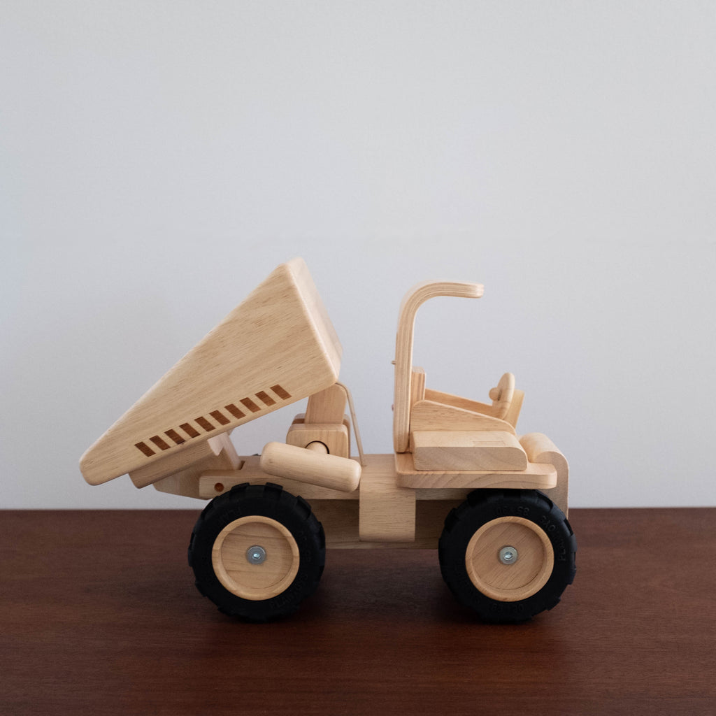 wooden dump truck