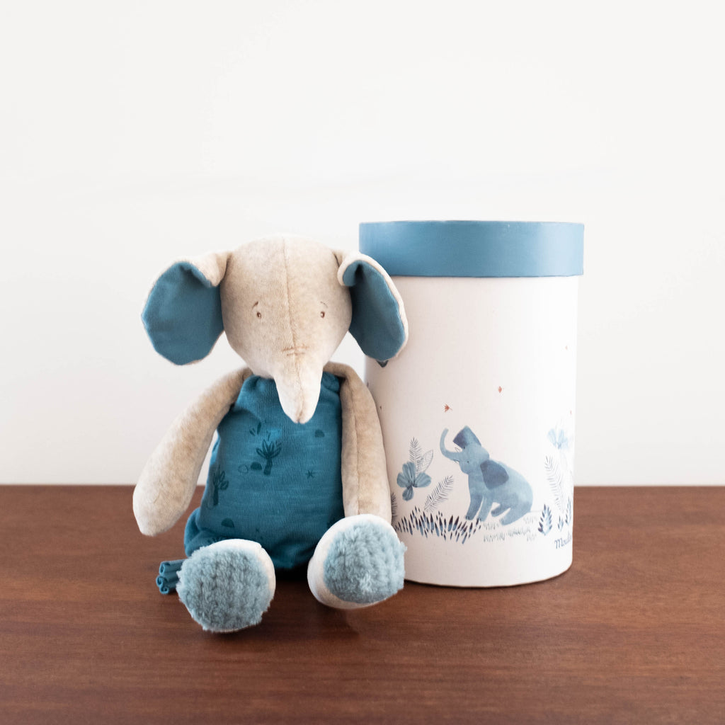 blue elephant doll