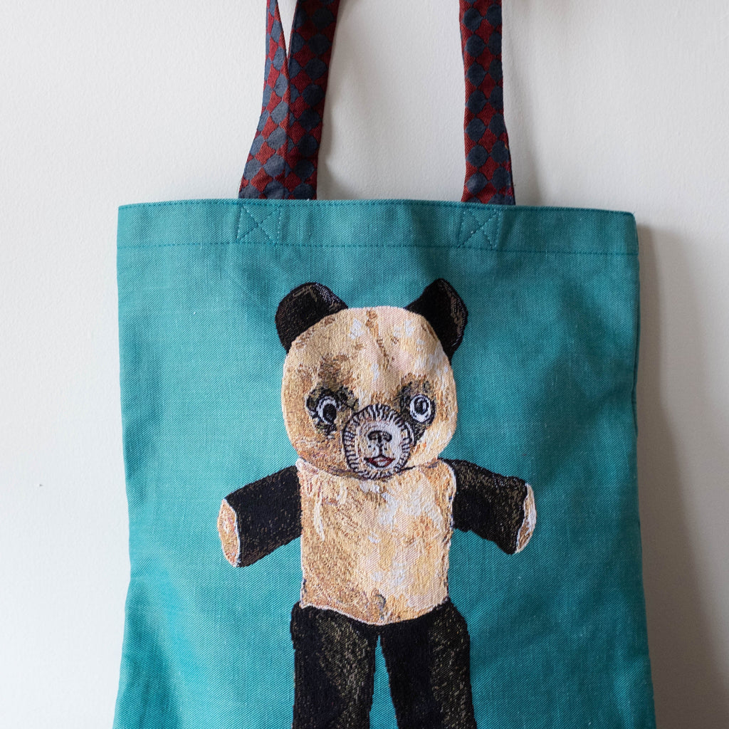 NEW Mini Canvas Tote Bag- Love Stinks Skunk Embroidery