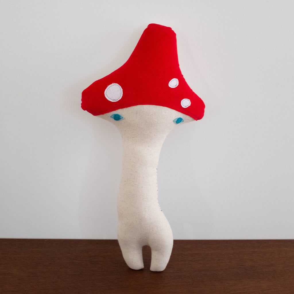 mushroom stuffed toy