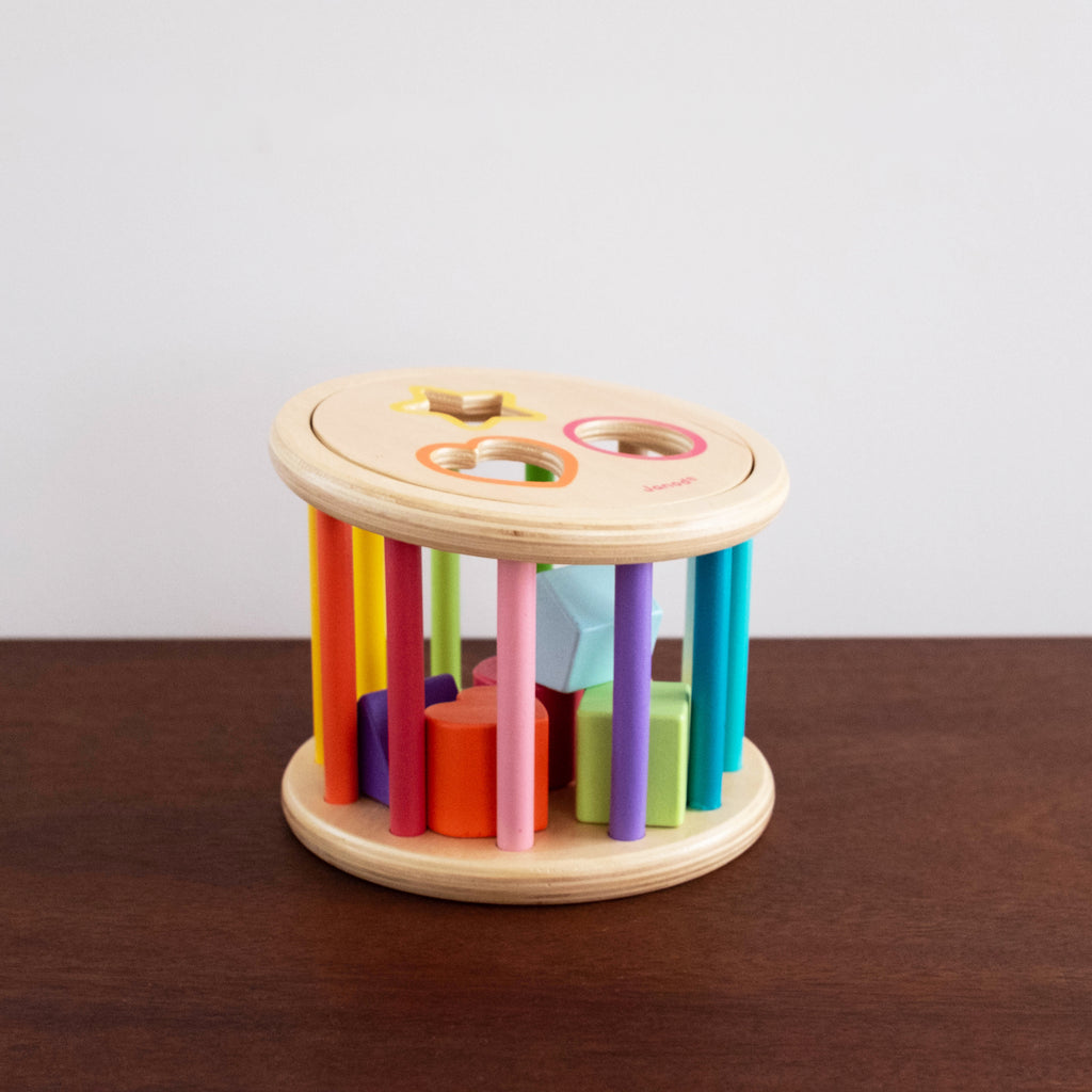 wooden shape sorter toy