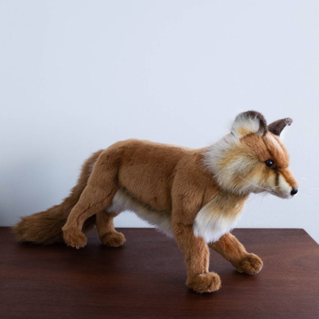 real stuffed fox