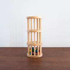 wooden rainmaker toy