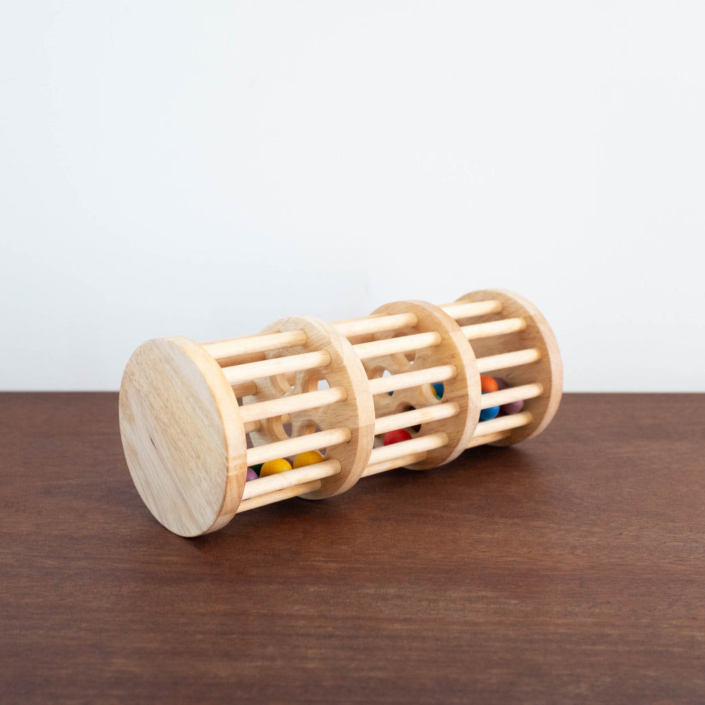 wooden rainmaker toy