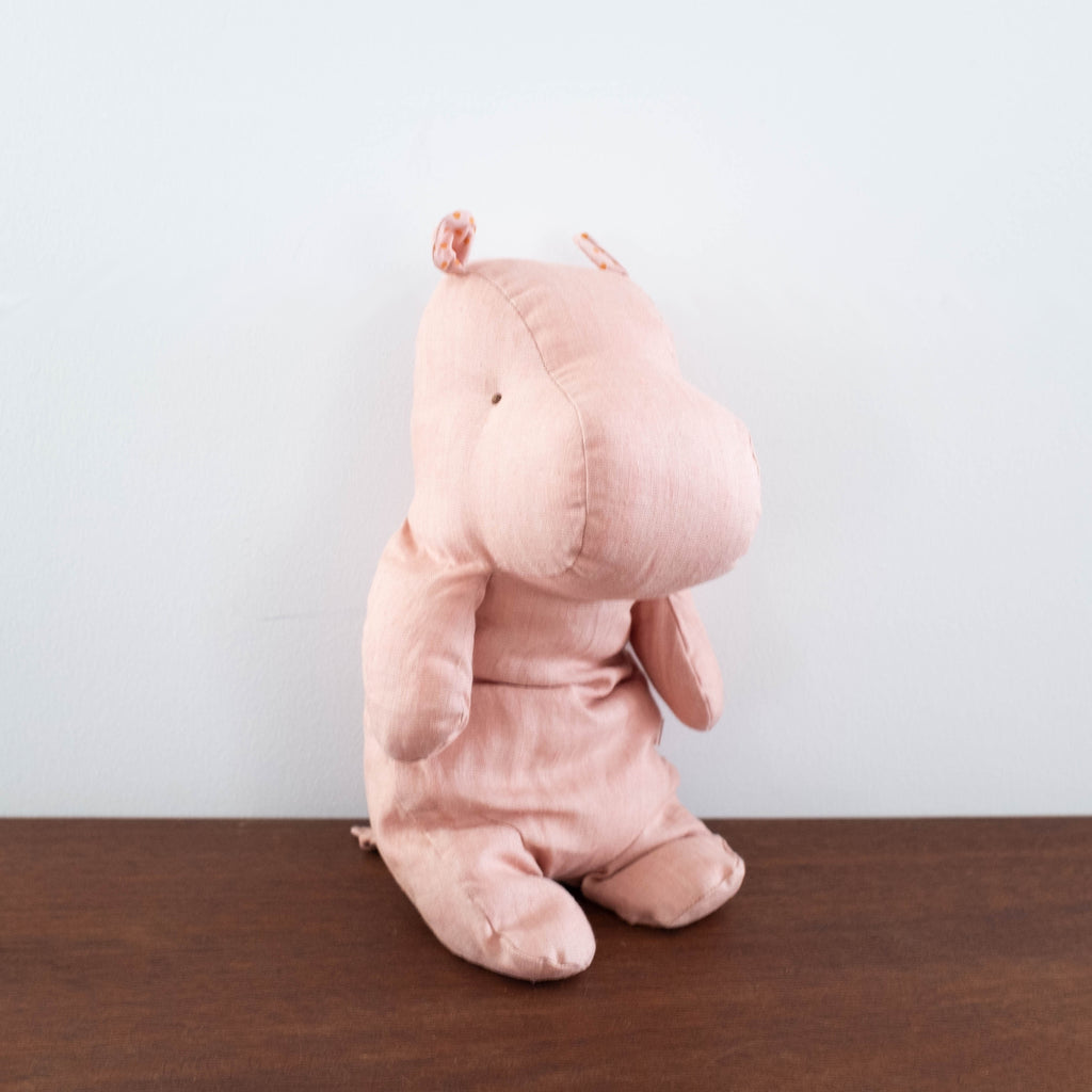 pink hippo plush