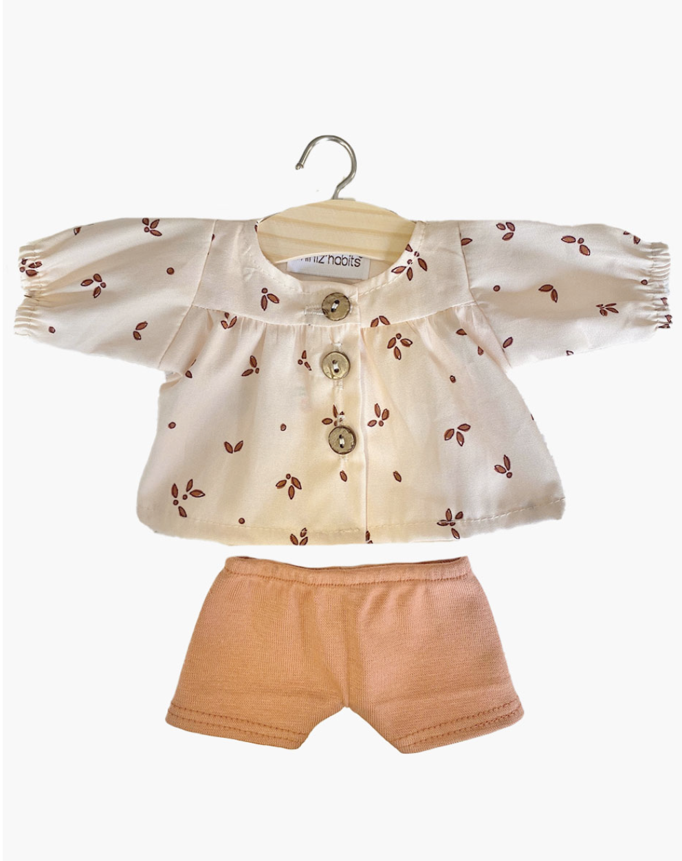 French Baby Doll Outfit: Beige Floral