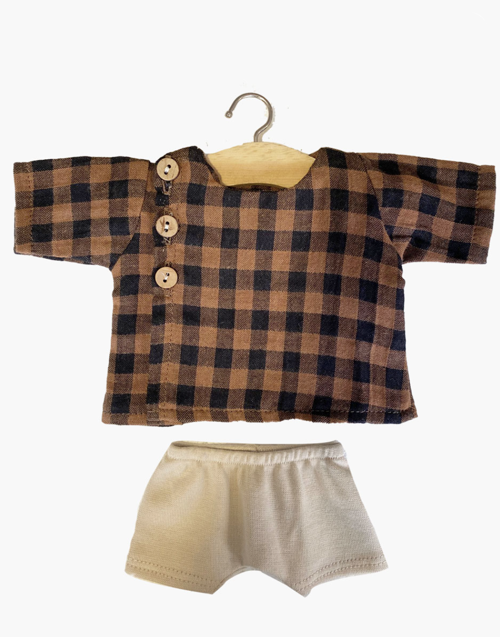 French Baby Doll Outfit: Gingham School Outfit