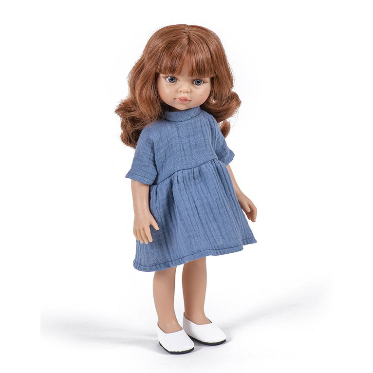 doll with blue dress