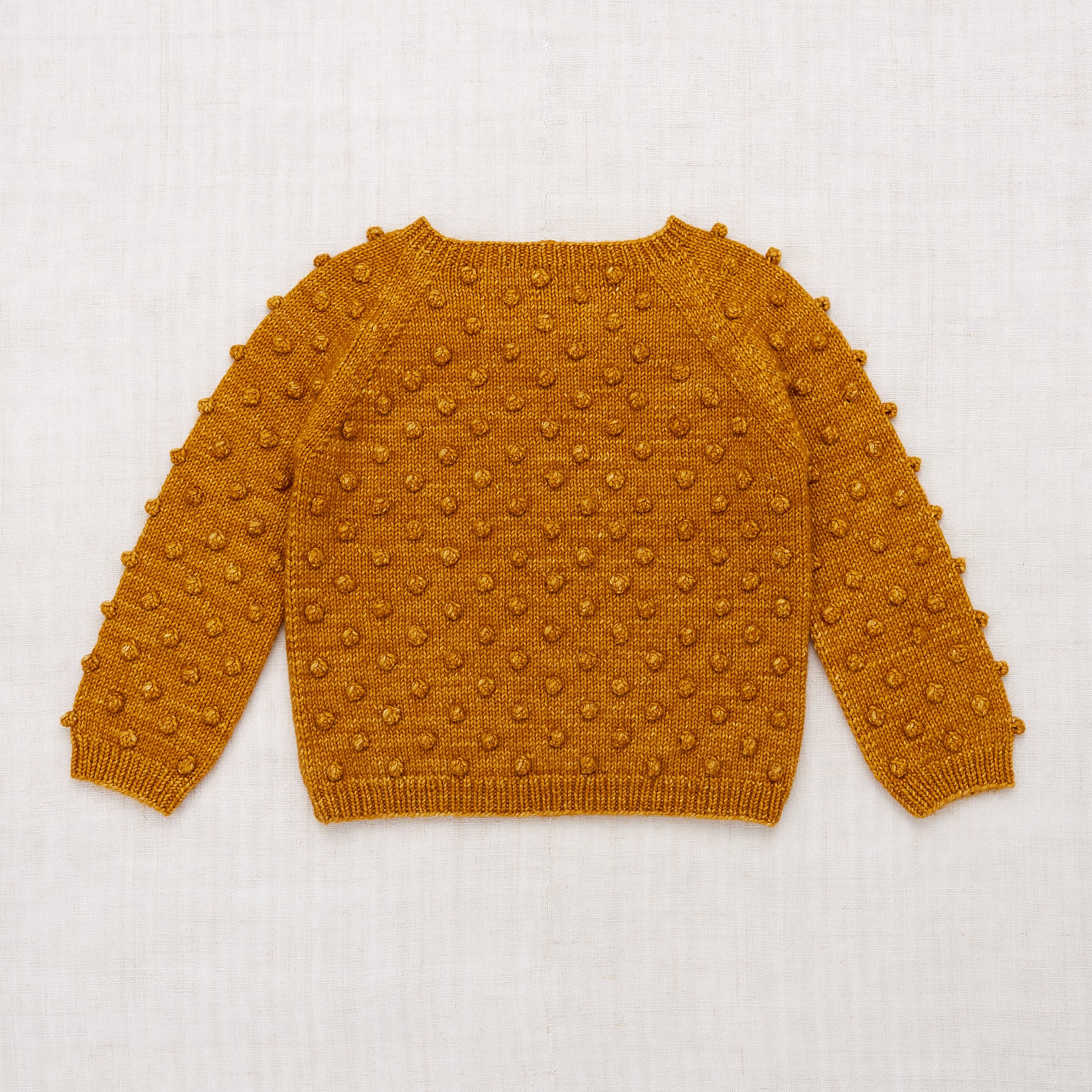 Classic Popcorn Sweater- Marigold