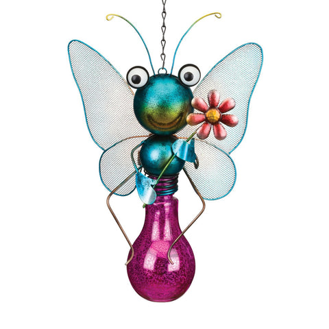 Butterfly Bug Solar Garden Lantern