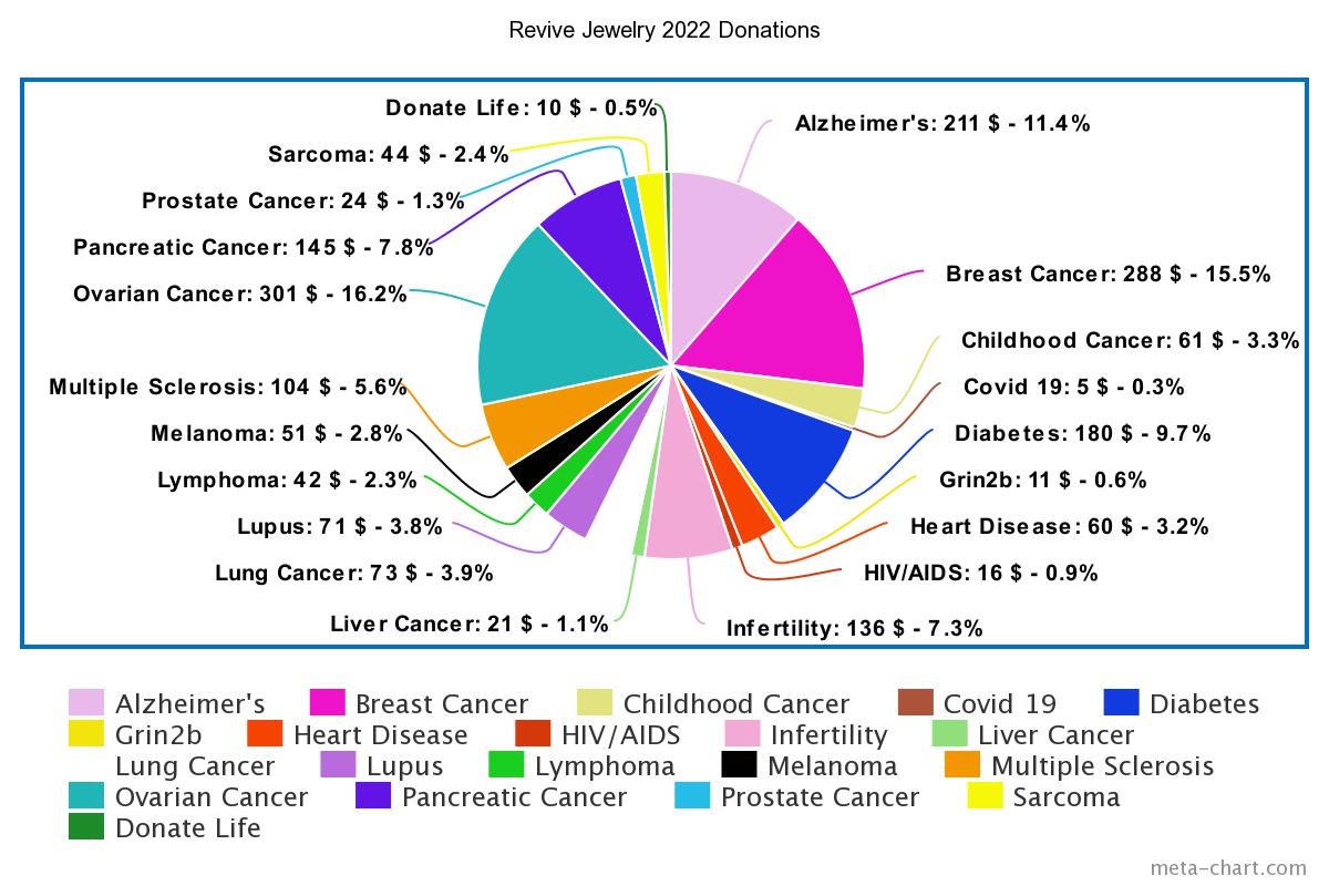 Revive Jewelry Charity Donations from Jewelry in 2022