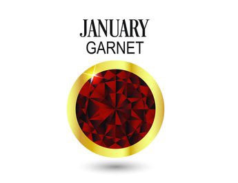 January birthstone garnet