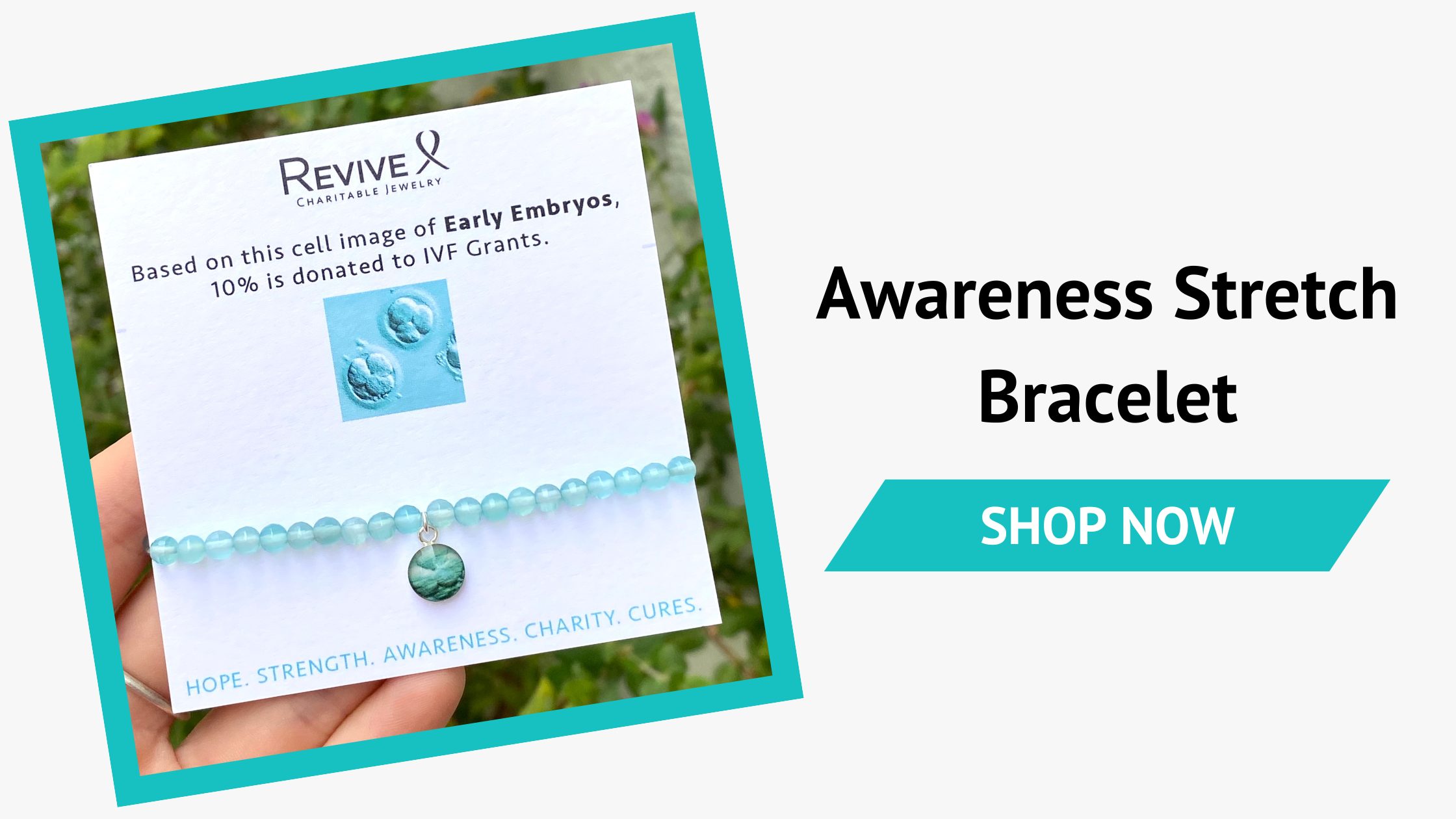 Awareness Stretch Bracelet for Charity