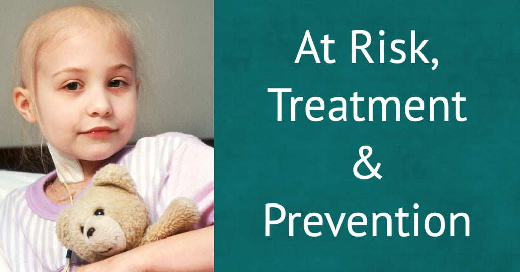 little girl with cancer at risk, treatment and prevention section header photo