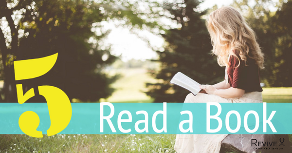 woman sitting outside reading a book 5 read a book