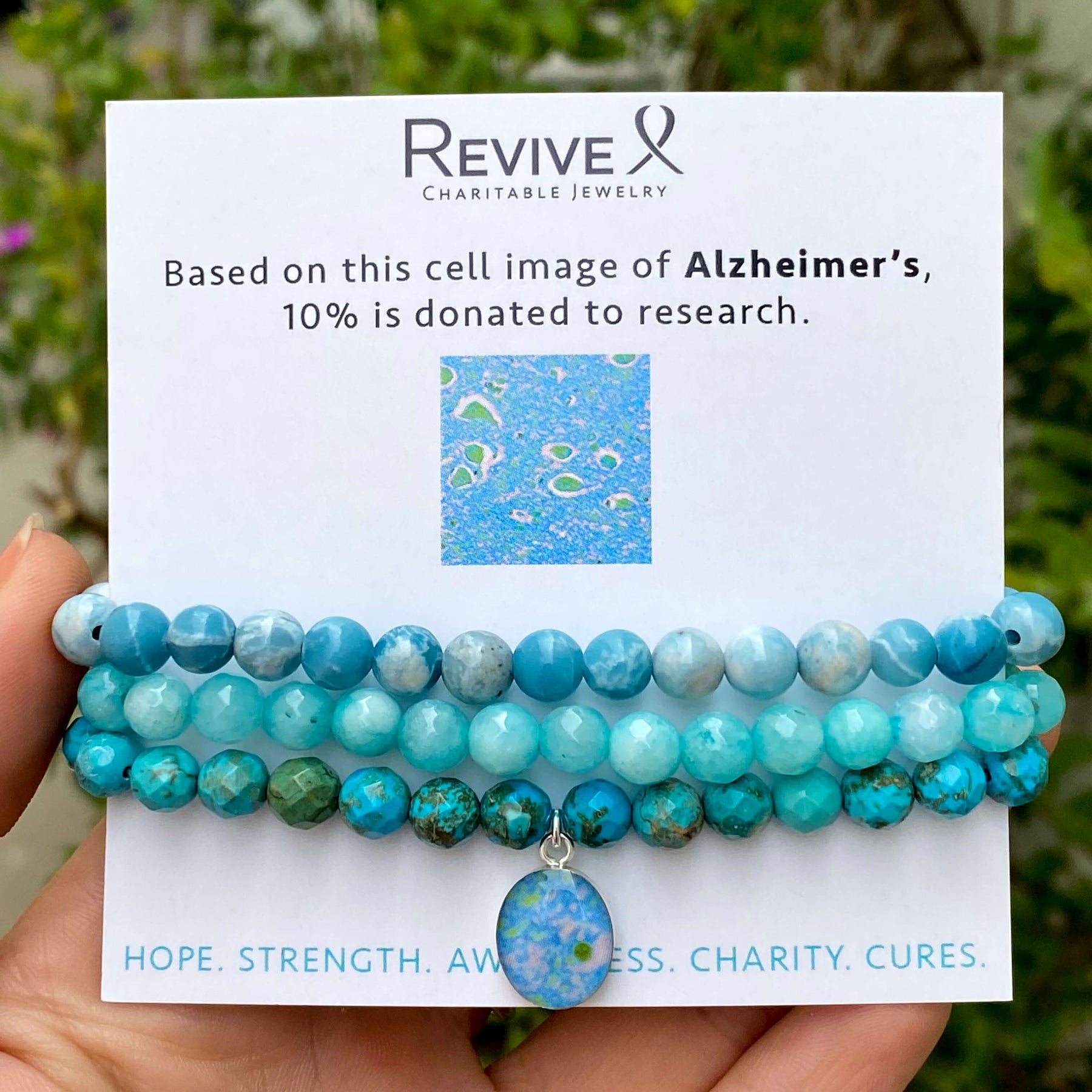 Alzheimer's Awareness Bracelet Pack I Charitable Bracelets That Give Back -  beyondBeanie