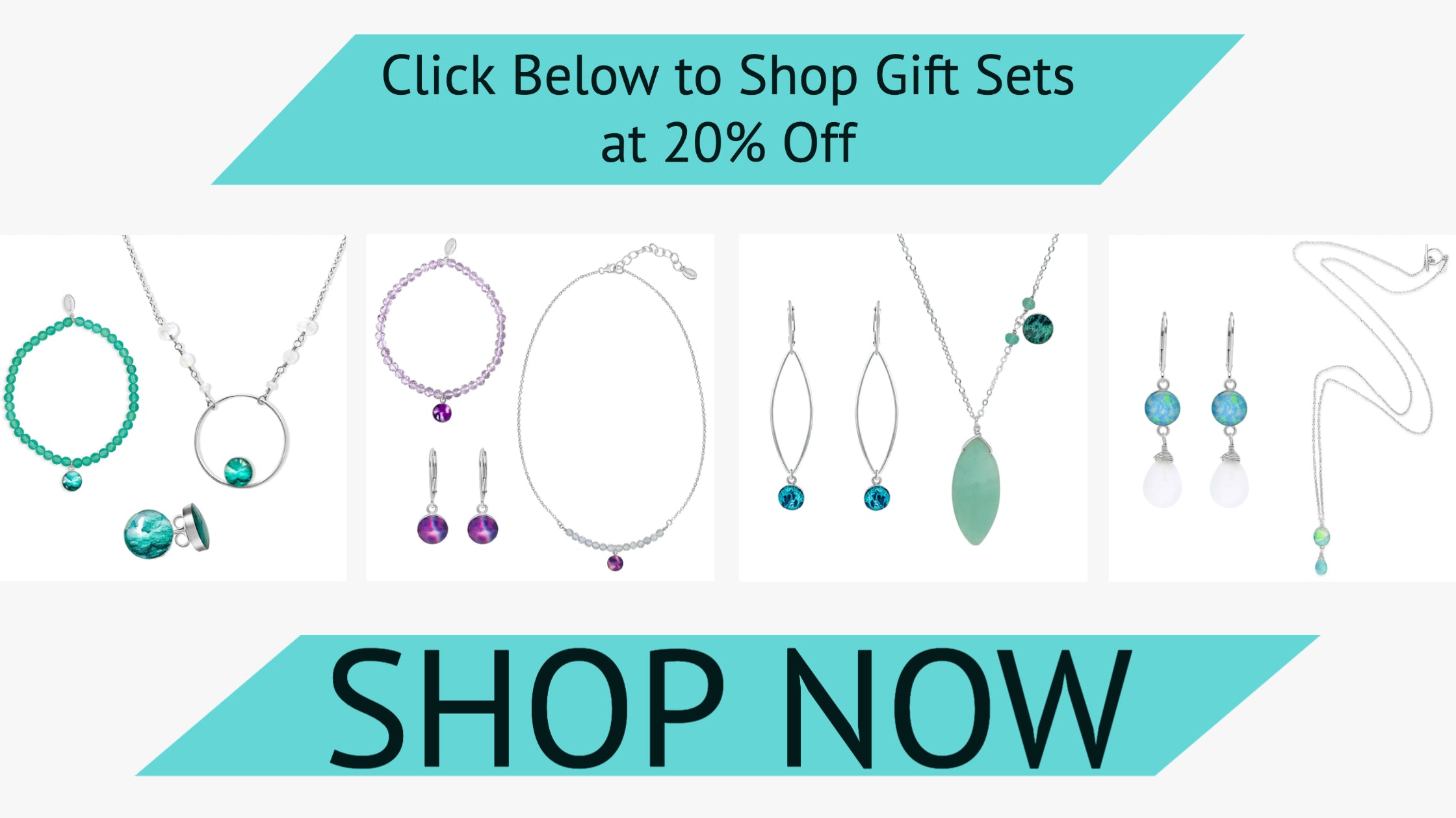 Awareness jewelry gift sets at 20% off