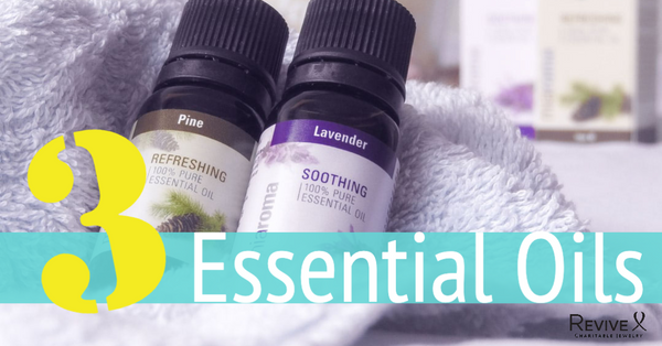 pine and lavender bottles 3 essential oils