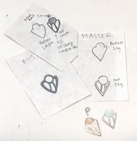 new jewelry design sketches