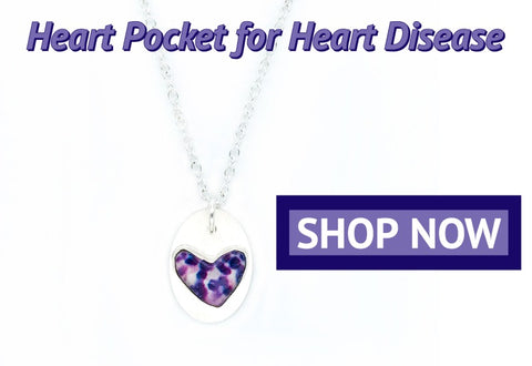 helping hearts necklace for lupus awareness that gives back