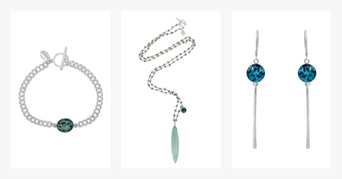 more ovarian cancer jewelry, bracelets, earrings and necklaces