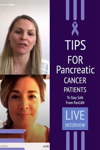 Nikki and addie talk tips for pancreatic cancer patients to stay safe live interview