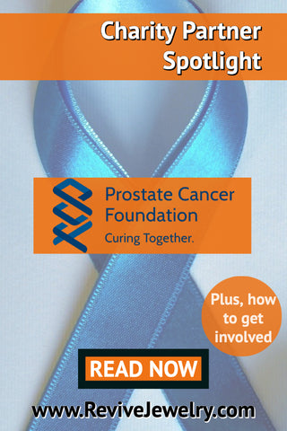 prostate cancer foundation charity partner spotlight with revive jewelry that gives back to causes