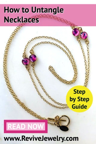 how to untangle your jewelry stress free step by step guide to untangling necklaces and chains