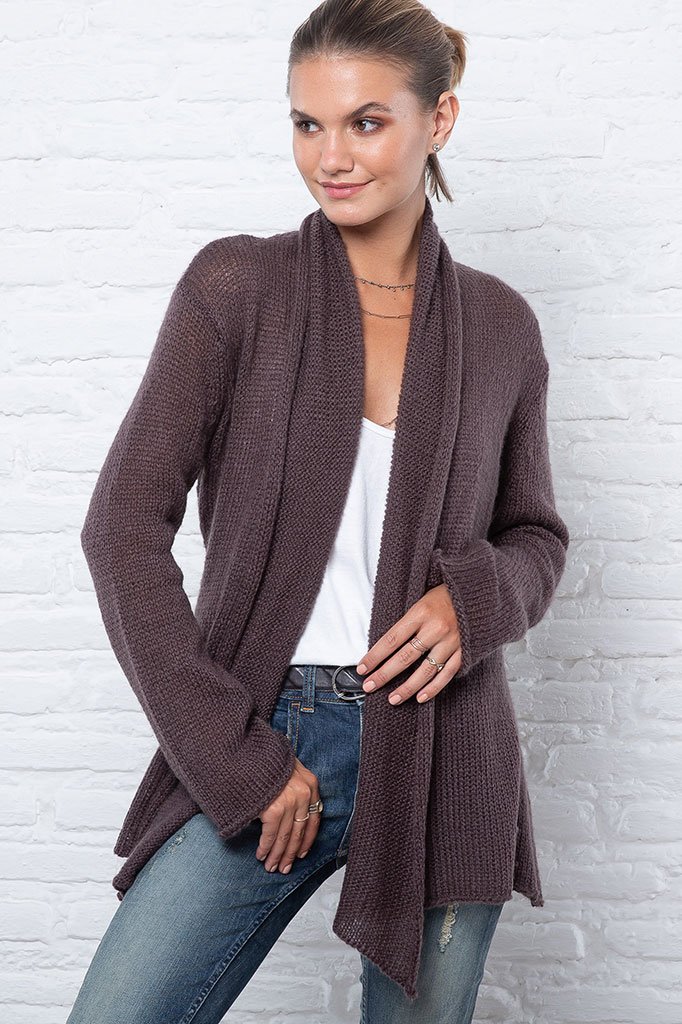 lightweight wrap sweater