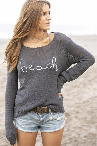 beach sweater