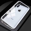 iPhone XR Case Metal Luxury Thin Slim Shockproof Cover For Apple Phone-Silver