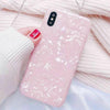 Case For Samsung S8 Cover Marble Silicone Skin TPU Bumper-Pink