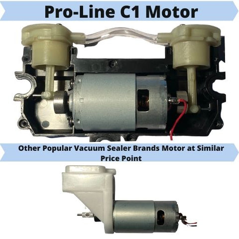 Pro-Line C1 Vacuum Sealer Cryovac Machine Heavy Duty Motor Comparison
