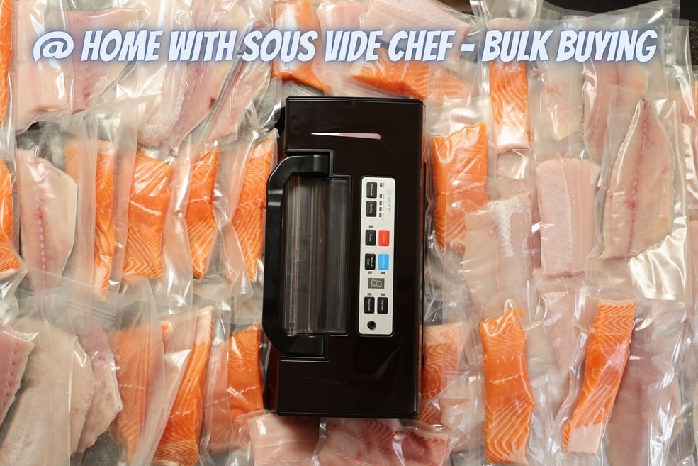Sous Vide Chef vacuum sealing with Pro-Line C1-1