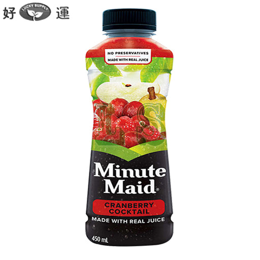 minute maid cranberry apple juice