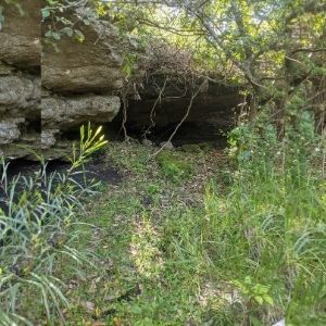 Aboriginal Rock Shelter at Admirals Bosum reserve