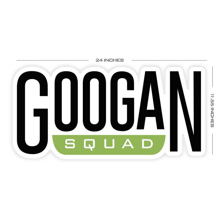 Googan Squad Carpet Decal 12 x 5.5