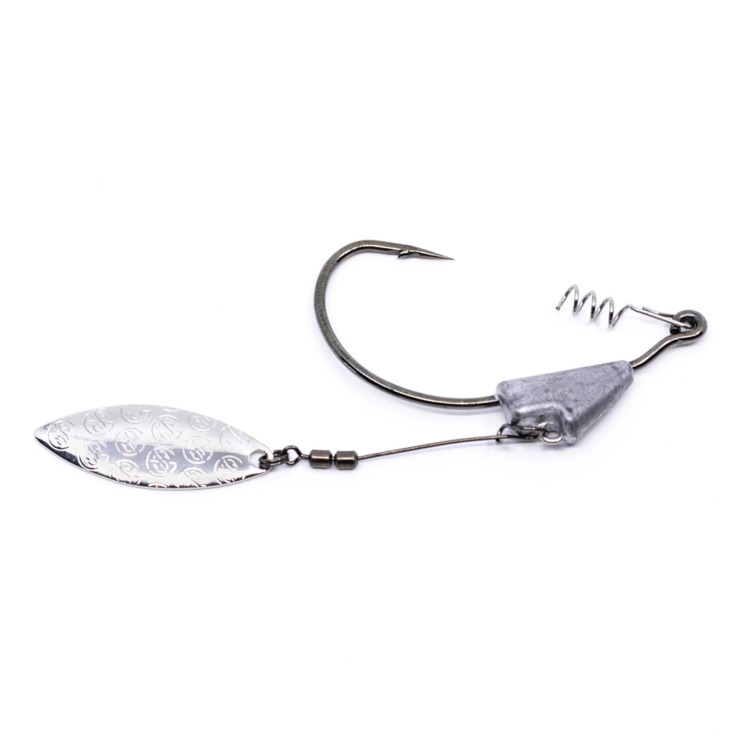 Googan Baits GSW-33-WPS Saucy Swimmer 3.3, White Pearl Shad