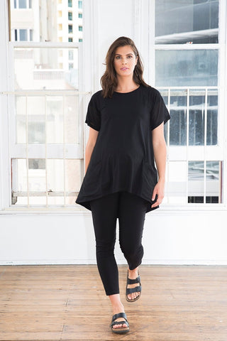 Boyfriend Tunic [Black] - Amor&Grace