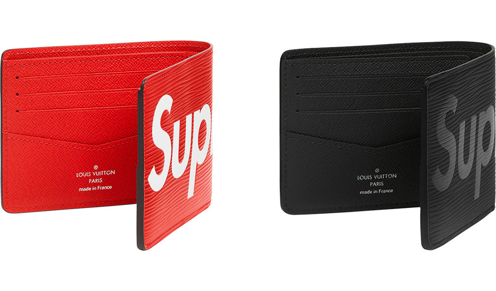 Lv X Supreme Wallet Black - Just Me and Supreme