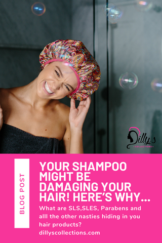 Pinterest Blog Post Image- Your hair products might be damaging your hair