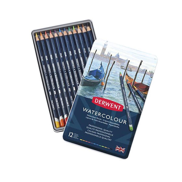 Derwent Watercolour Pencils - 12 Set - Online Art Supplies Australia