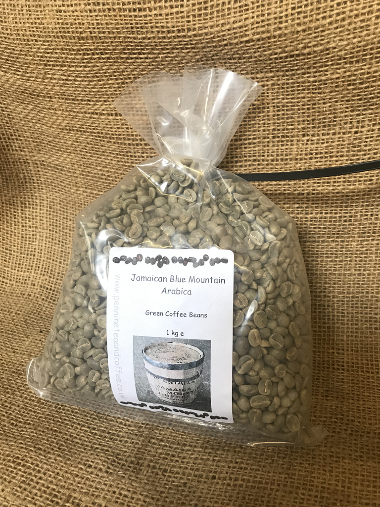 Jamaican Blue Mountain Grade 1 Arabica Green Coffee Beans (1kg