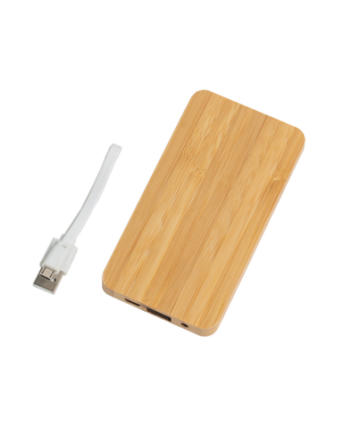 Bamboo Powerbanks can be a great personalized corporate gift.